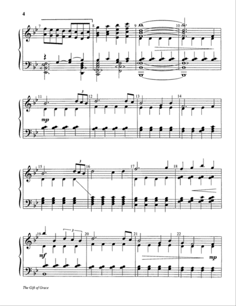 The Gift of Grace 5-Octaves scores gallery preview page 4