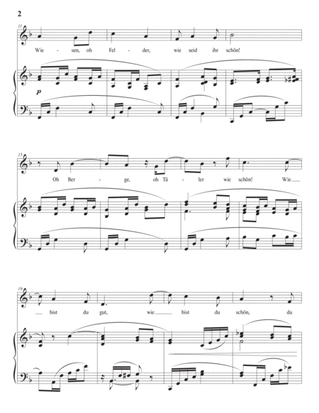 STRAUSS: Schlagende Herzen, Op. 29 no. 2 (transposed to F major)