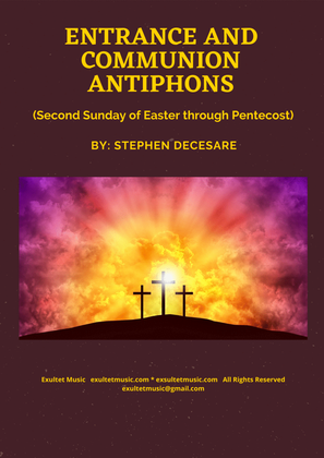 Book cover for Entrance and Communion Antiphons (Second Sunday of Easter through Pentecost)