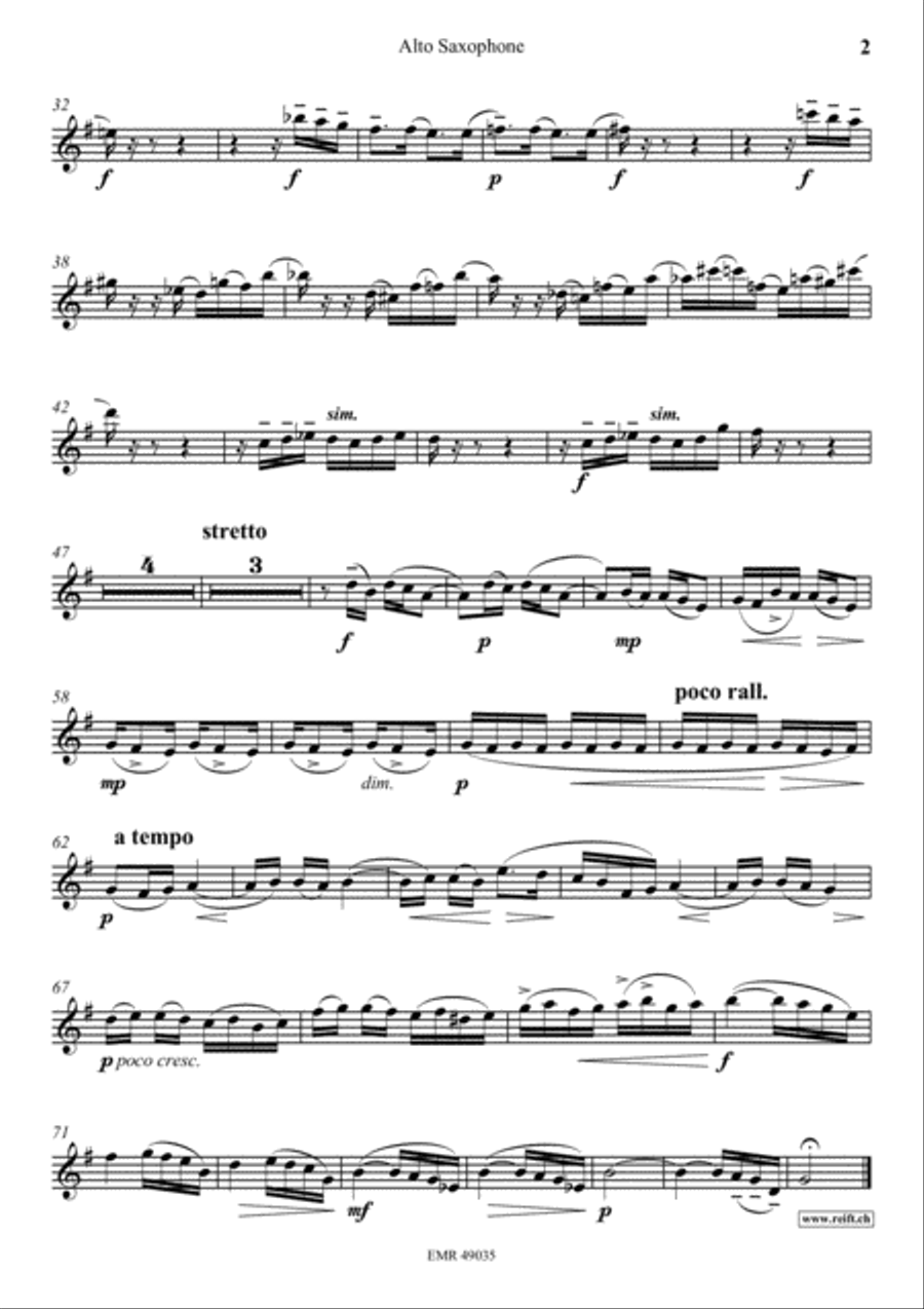Etude Alto Saxophone scores gallery preview page 3