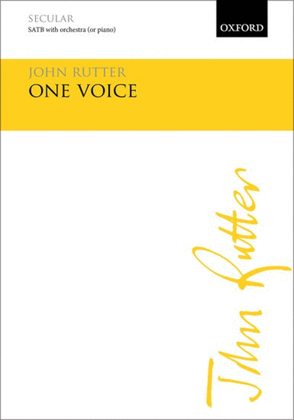Book cover for One Voice