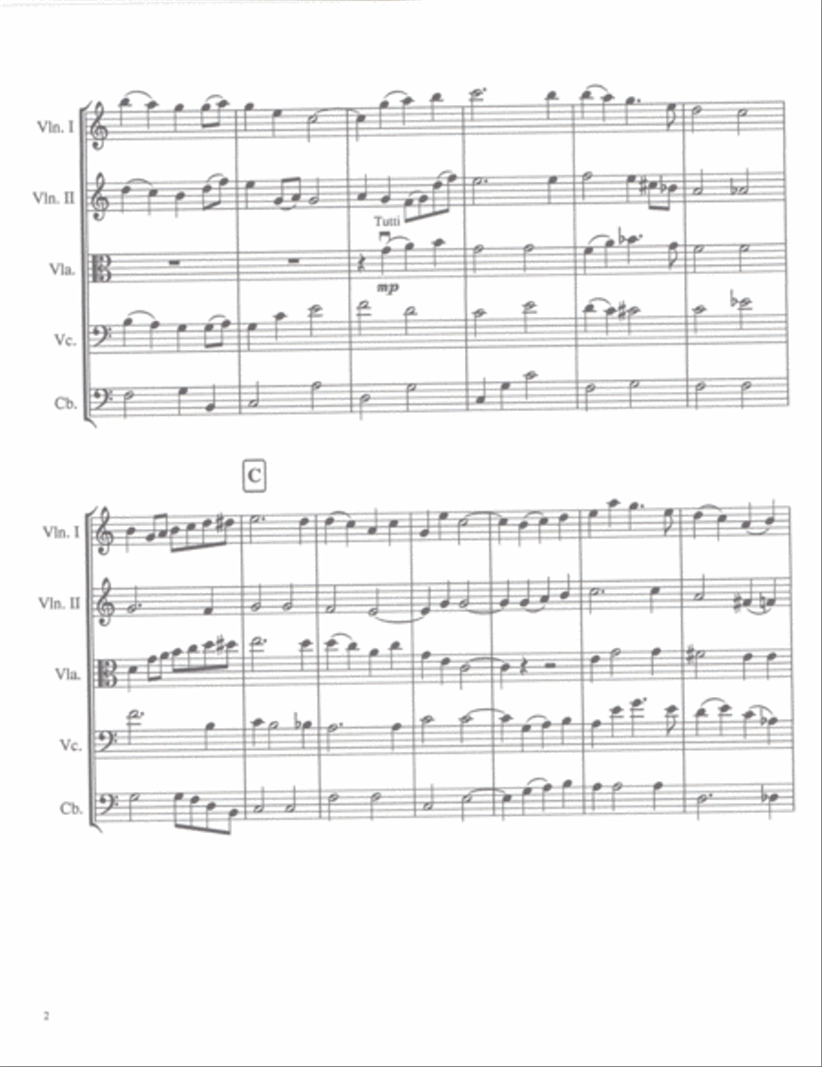 LONDONDERRY AIR (DANNY BOY) early intermediate String Orchestra scores gallery preview page 3