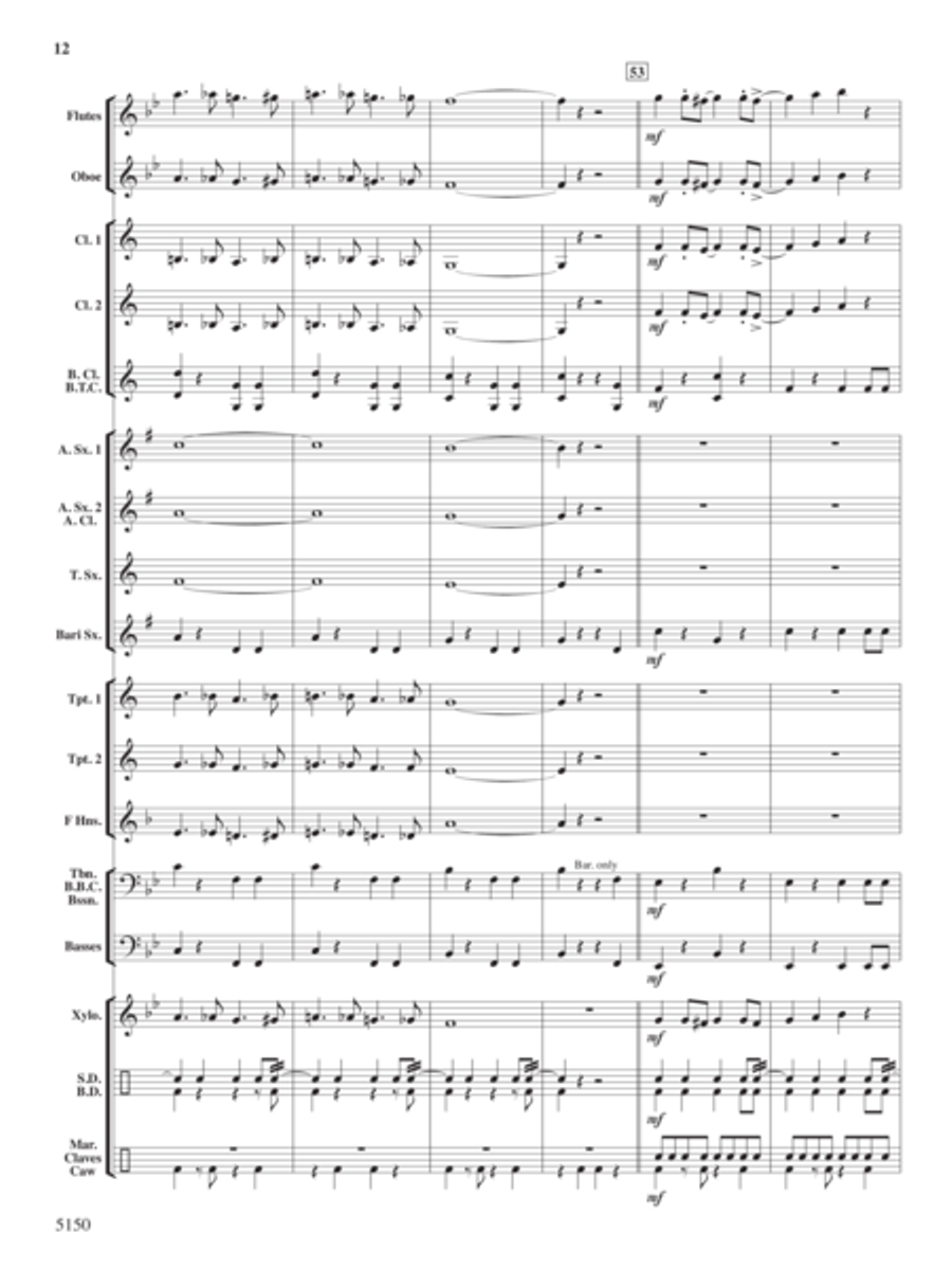 Toucan Tango Concert Band - Sheet Music page 15