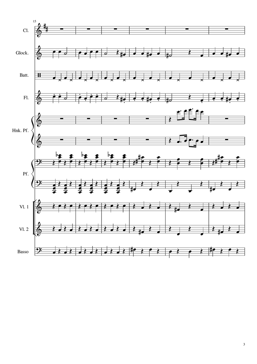 Alabama Song Large Ensemble scores gallery preview page 3