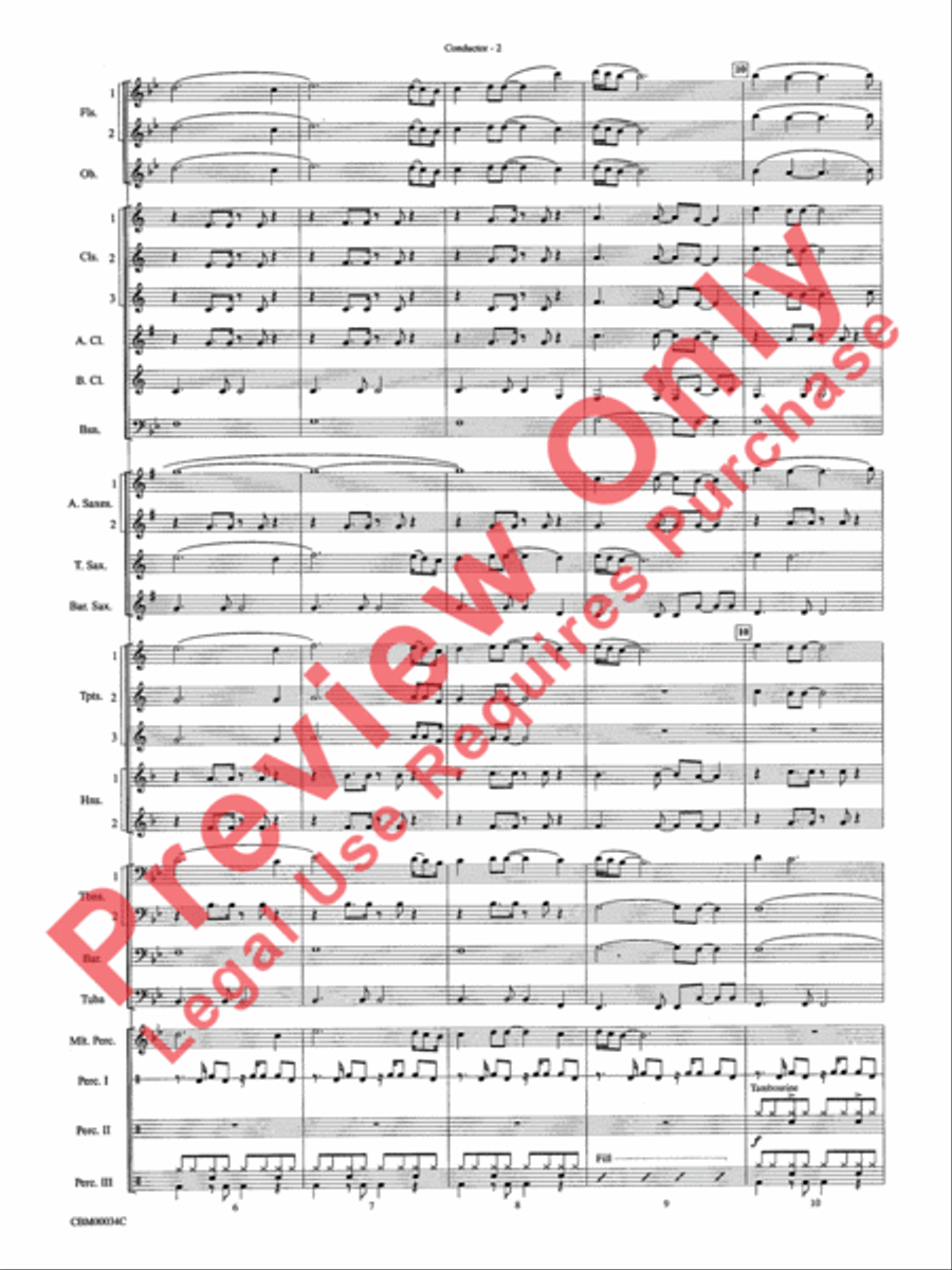 Dancing Queen Concert Band scores gallery preview page 5