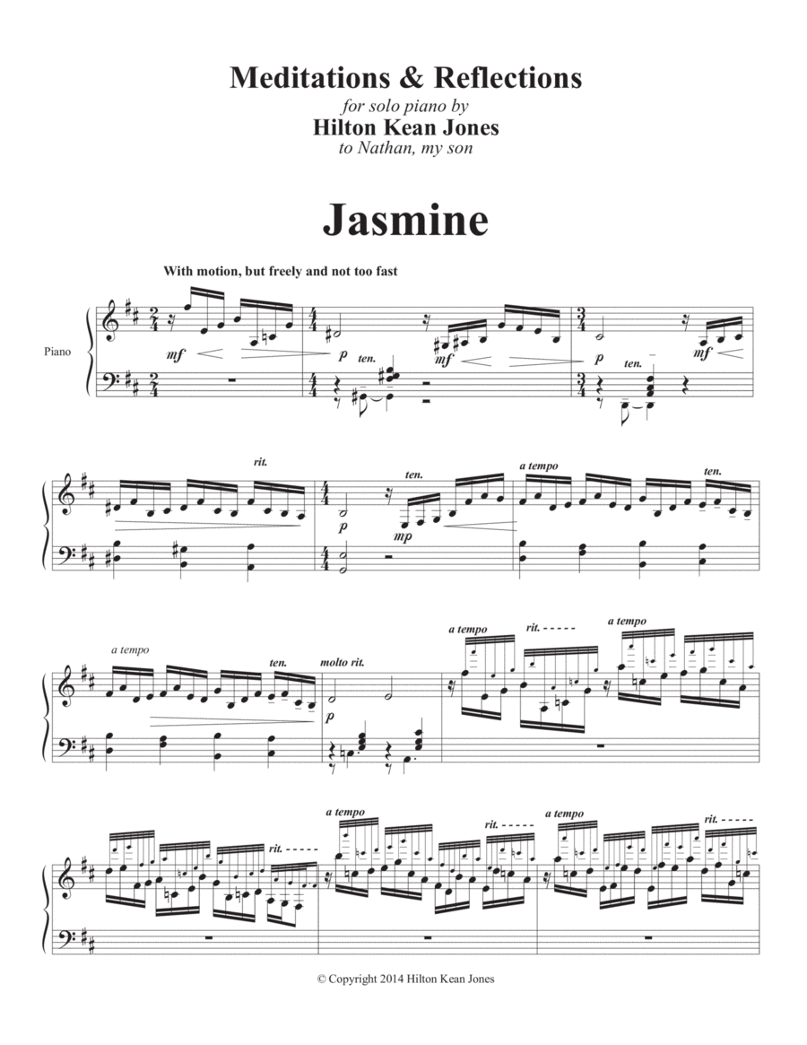 Meditations & Reflections Piano Solo scores gallery preview page 1
