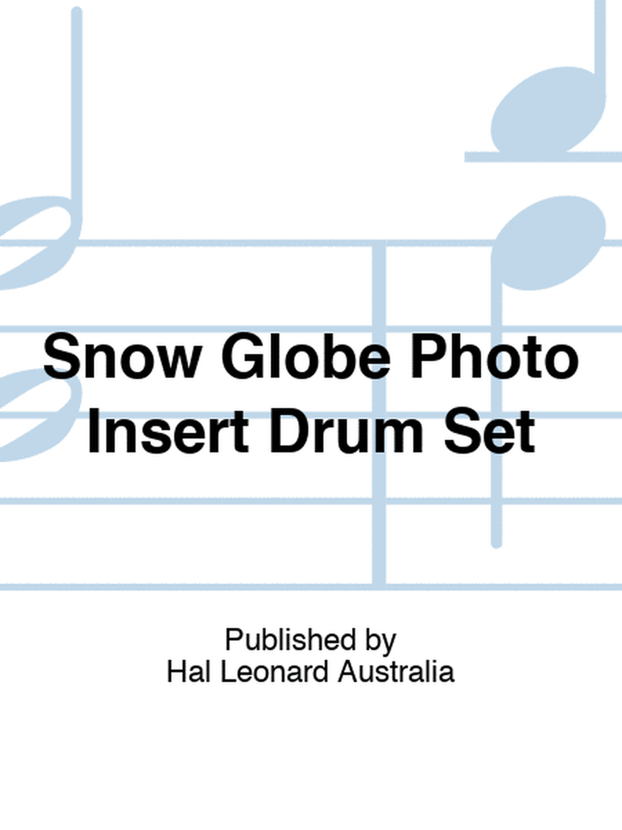 Snow Globe Photo Insert Drum Set