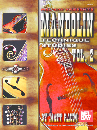 Book cover for Mandolin Technique Studies, Vol. 2