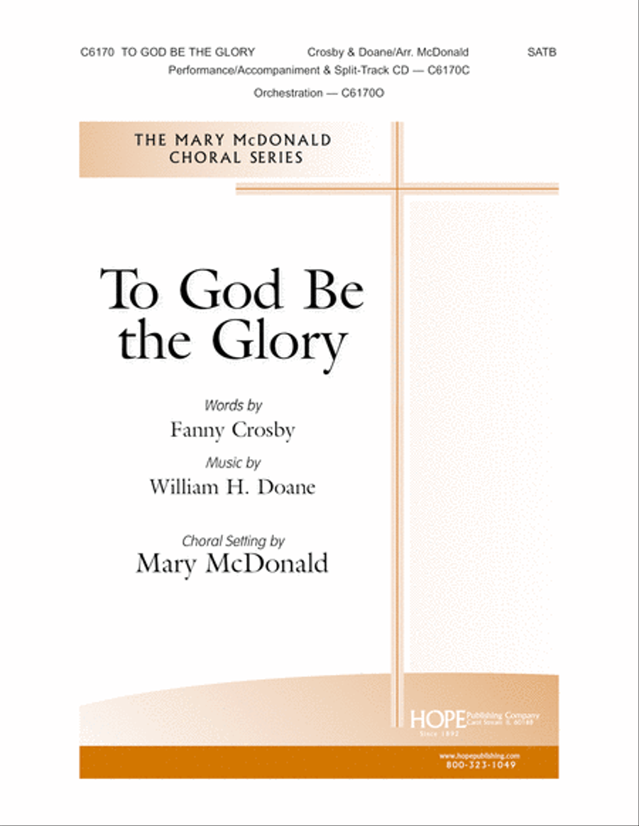 To God Be the Glory Choir scores gallery preview page 1