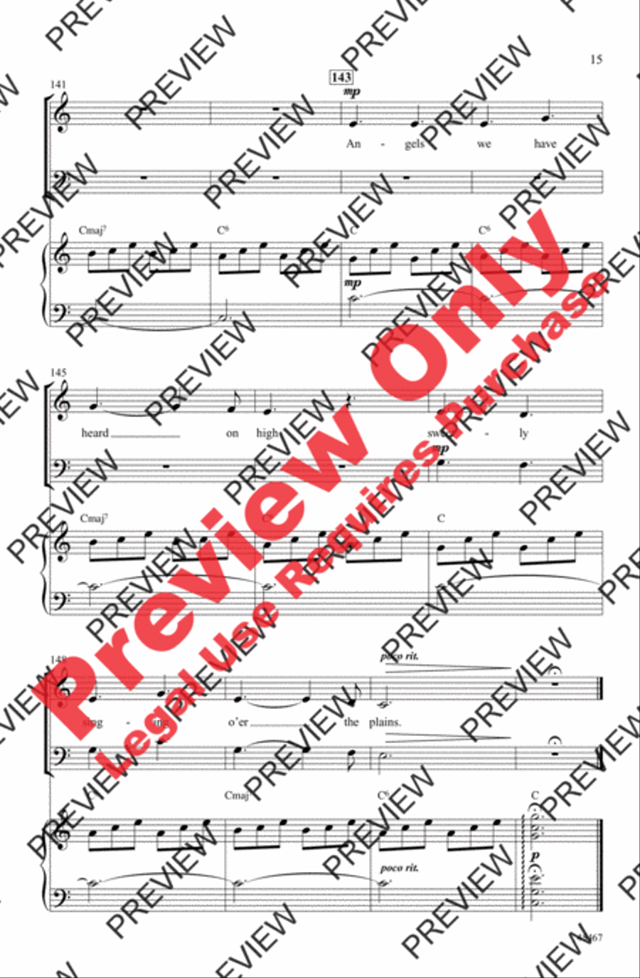 Heaven Everywhere 4-Part scores gallery preview page 14