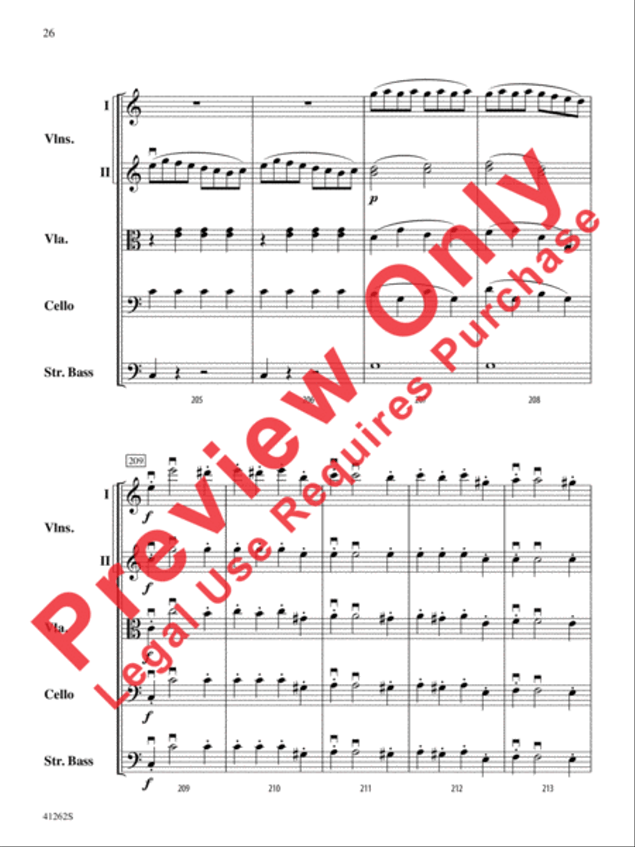 Cosi Fan Tutte String Orchestra scores gallery preview page 27