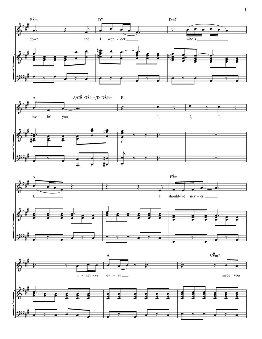 Who's Lovin' You Guitar scores gallery preview page 3