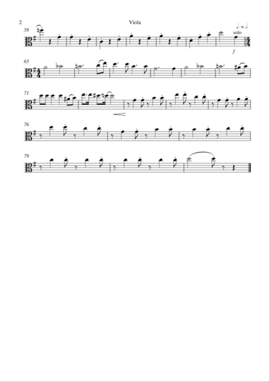 It's Only A Paper Moon String Quartet scores gallery preview page 6