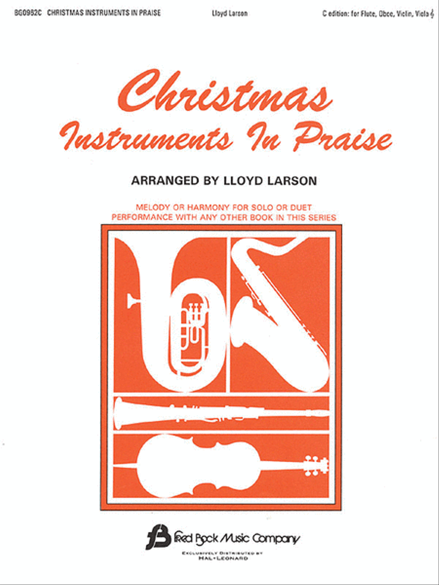 Christmas Instruments in Praise Flute scores gallery preview page 1