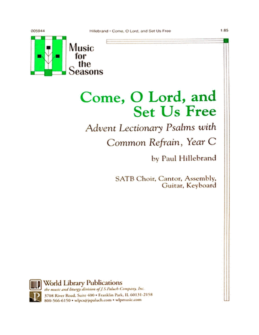 Come O Lord and Set Us Free image number null
