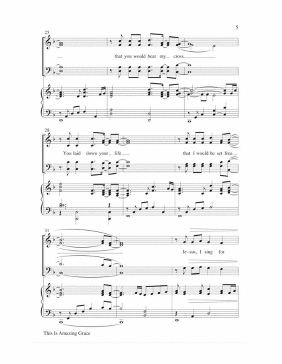 This Is Amazing Grace-SATB-Digital Download image number null