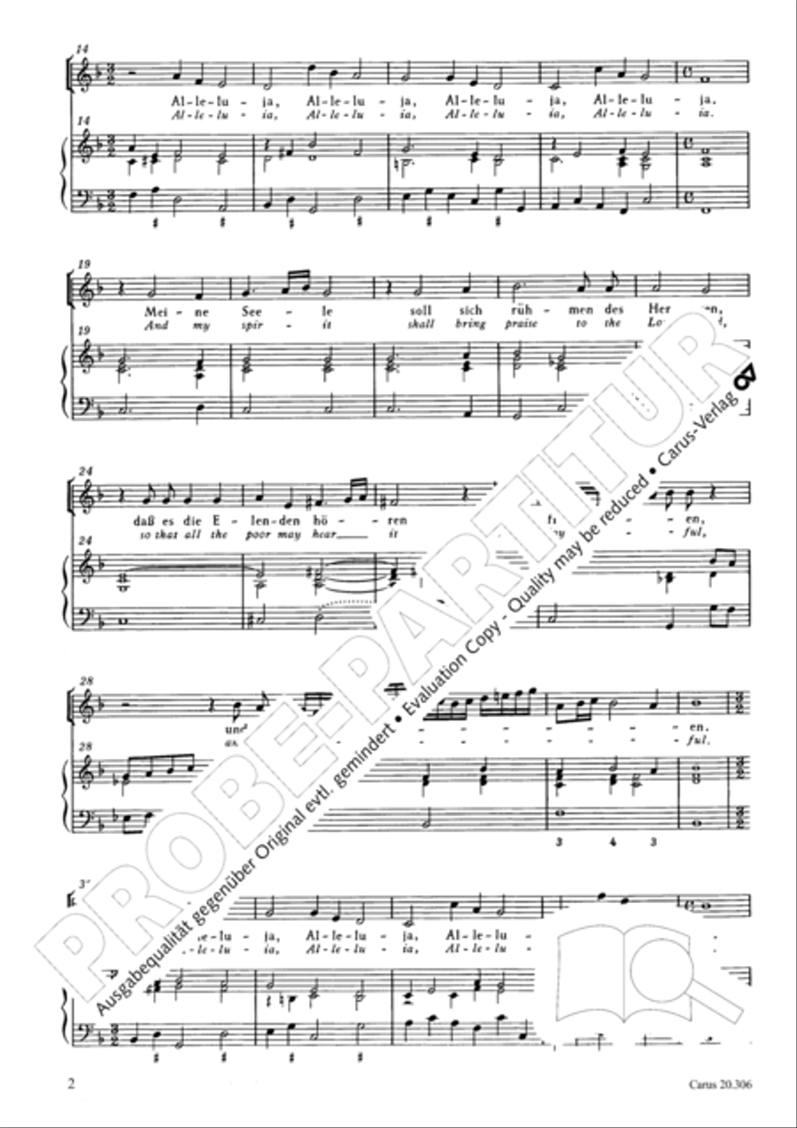 I will praise god the Lord at ev'ry time Soprano Voice scores gallery preview page 3