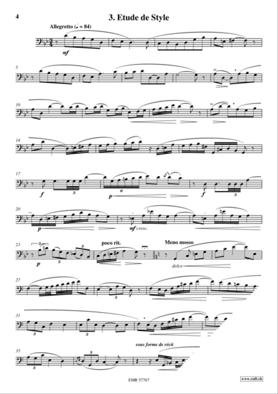 36 Etudes Transcendantes Bassoon Solo scores gallery preview page 5