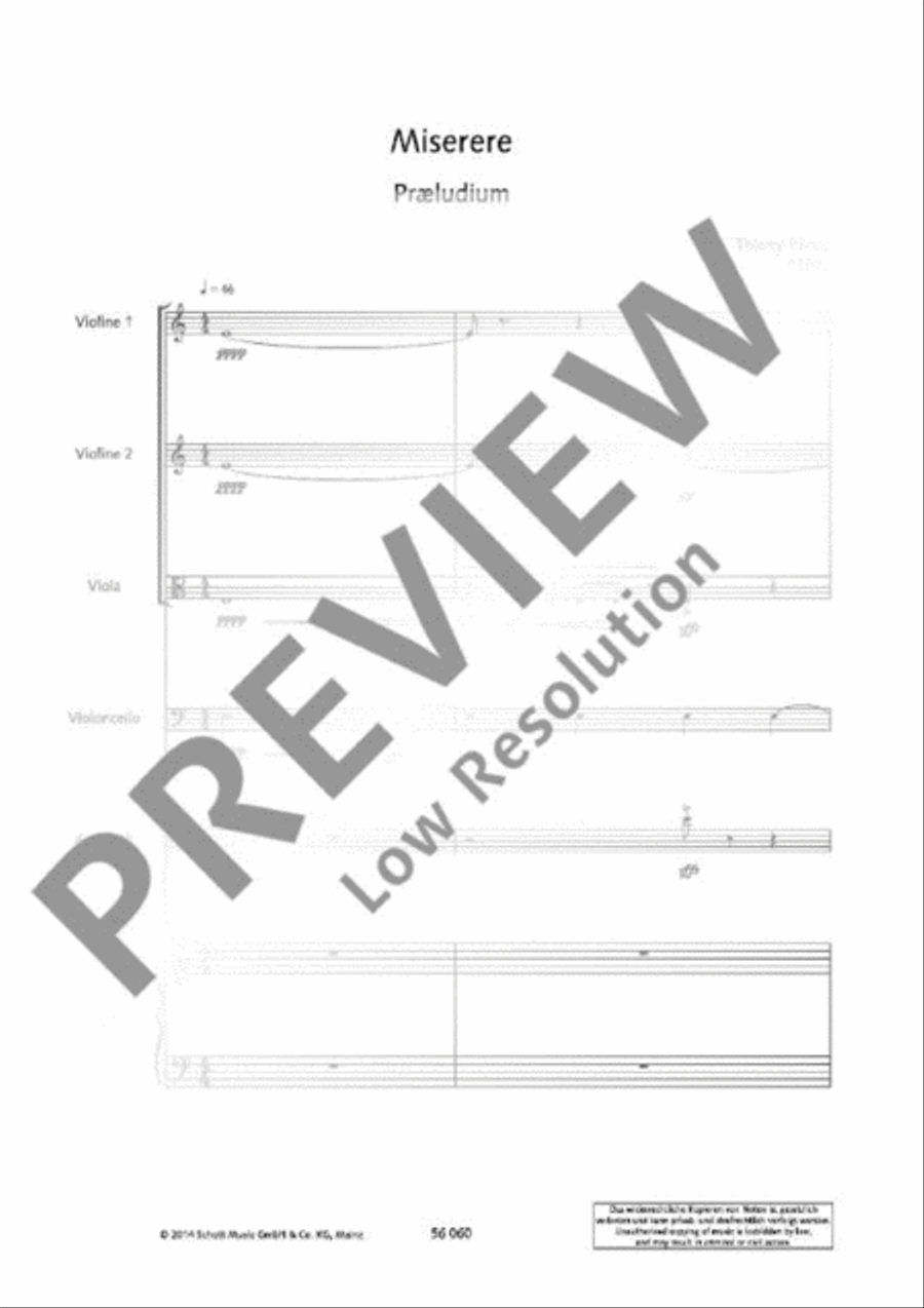 Miserere Cello scores gallery preview page 3