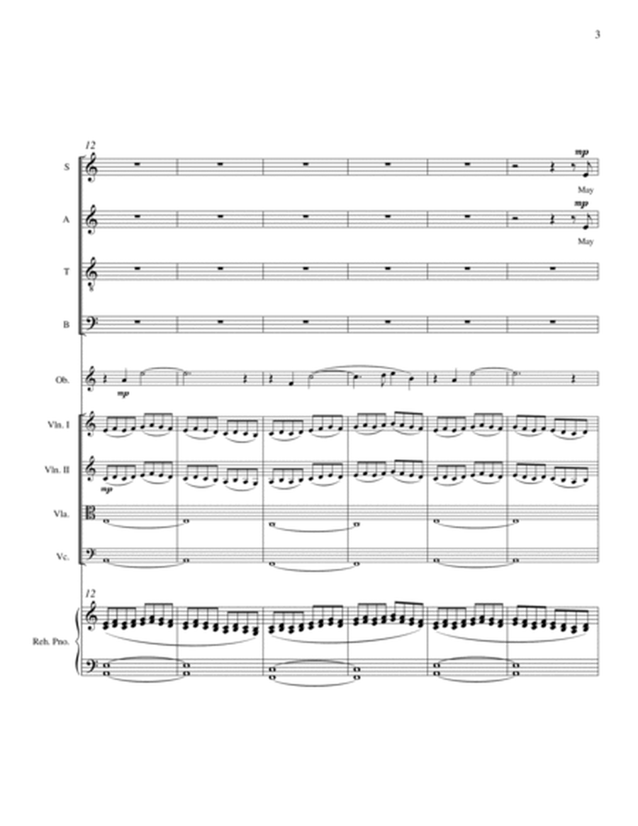 PRAYER OF SHANTIDEVA - full score and instrumental parts image number null
