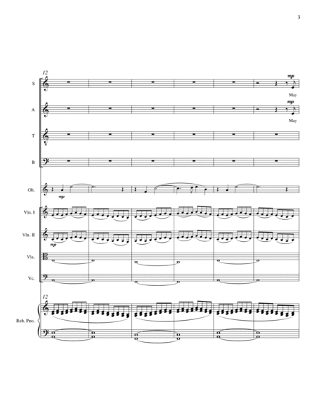 PRAYER OF SHANTIDEVA - full score and instrumental parts image number null