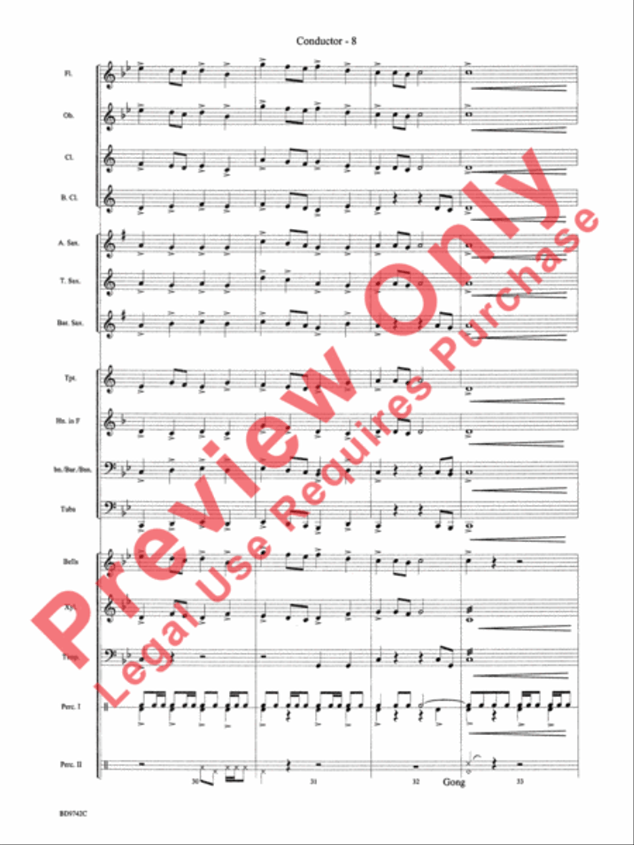 Mystic Legacy Mystic Legacy Concert Band scores gallery preview page 11