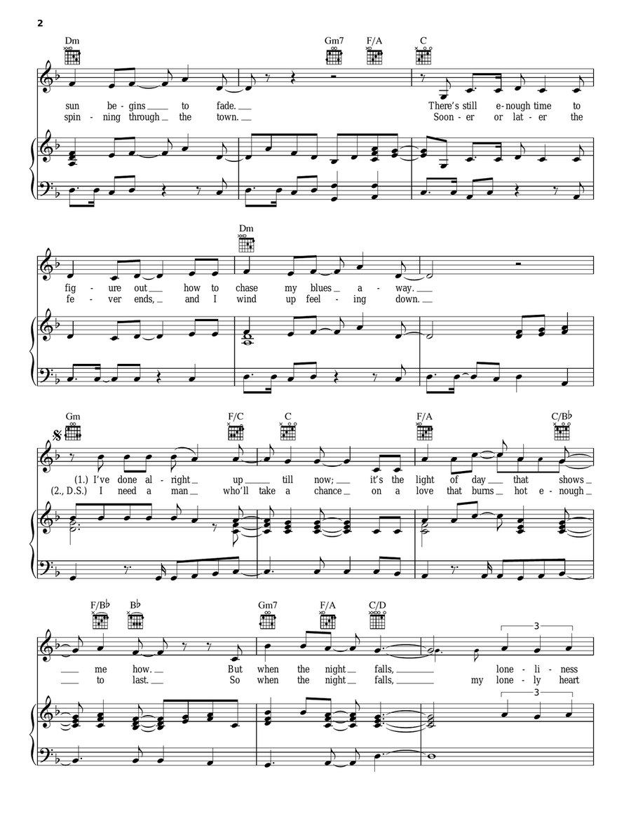 I Wanna Dance With Somebody Acoustic Guitar scores gallery preview page 2