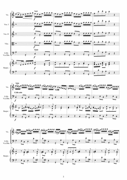Vivaldi - Violin Concerto No.1 in C major RV181 Op.9 for Violin, strings and Harpsichord image number null