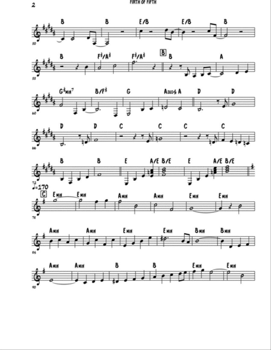 Firth Of Fifth Piano Solo scores gallery preview page 2