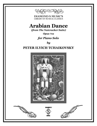 Book cover for ARABIAN DANCE from The Nutcracker Suite by Tchaikovsky for Piano Solo