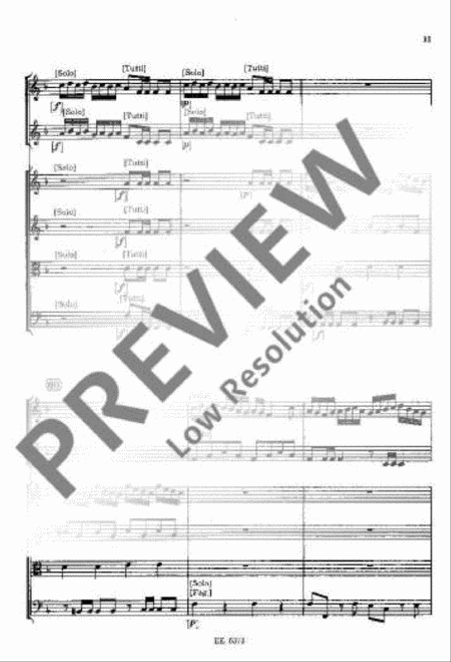 Concerto F major Horn scores gallery preview page 18