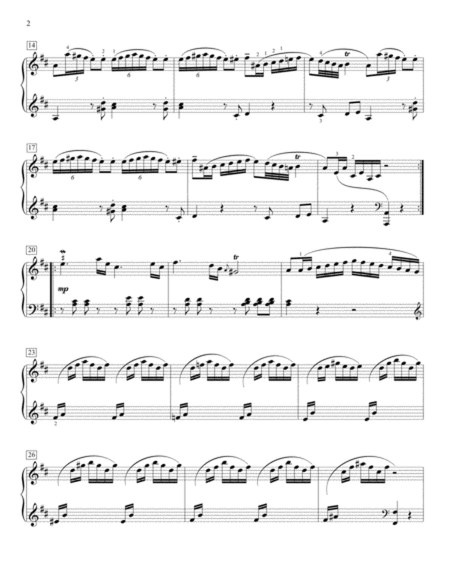 Sonata In D Major, Hob. XVI:4, 1st Mvmt