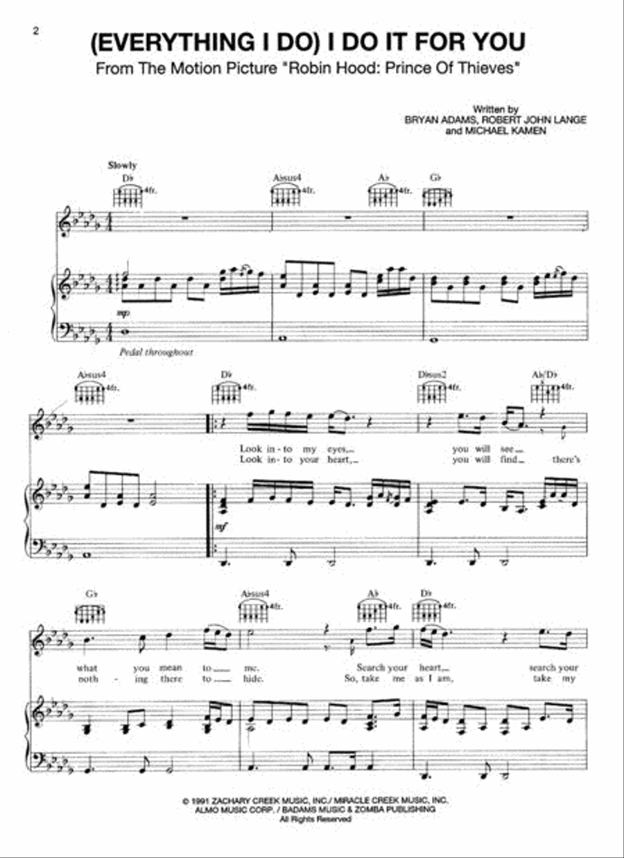 (Everything I Do) I Do It for You Small Ensemble scores gallery preview page 2