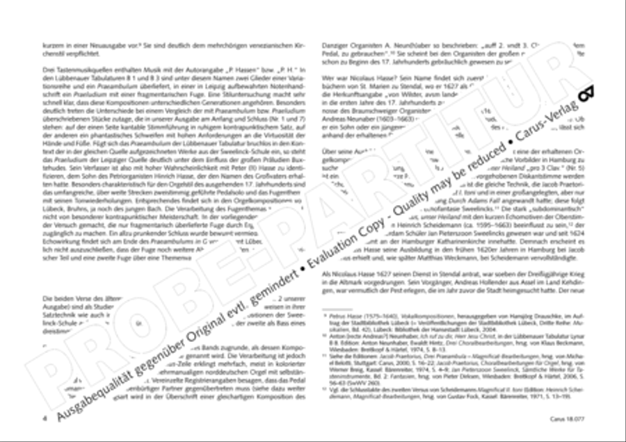 Organ music of the Hasse family Organ Solo scores gallery preview page 5
