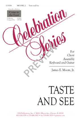 Book cover for Taste and See