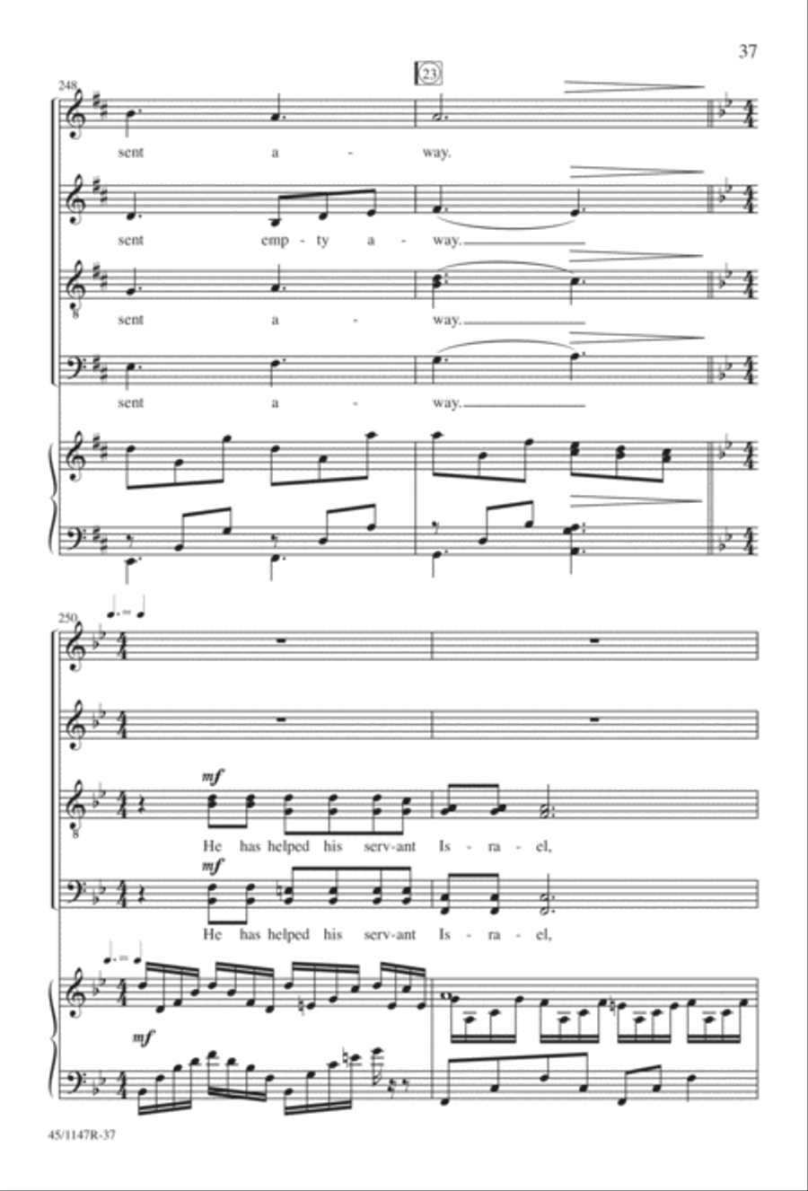 Magnificat Divisi scores gallery preview page 38