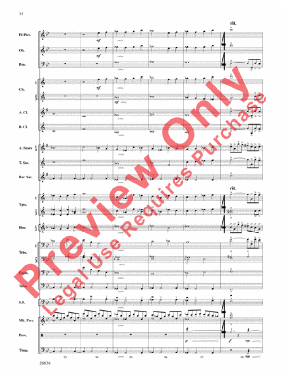 Eire Concert Band scores gallery preview page 15