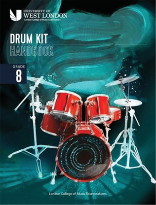 Book cover for LCM Drum Kit Handbook 2022: Grade 8