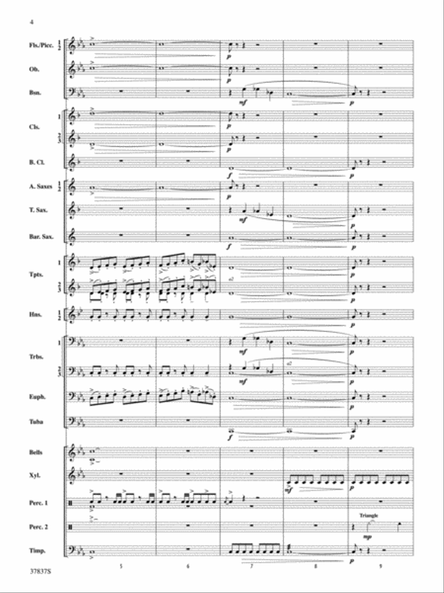 Scramble: Score Concert Band scores gallery preview page 4
