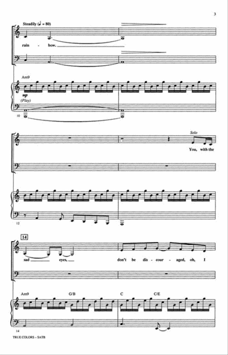 True Colors Choir scores gallery preview page 3