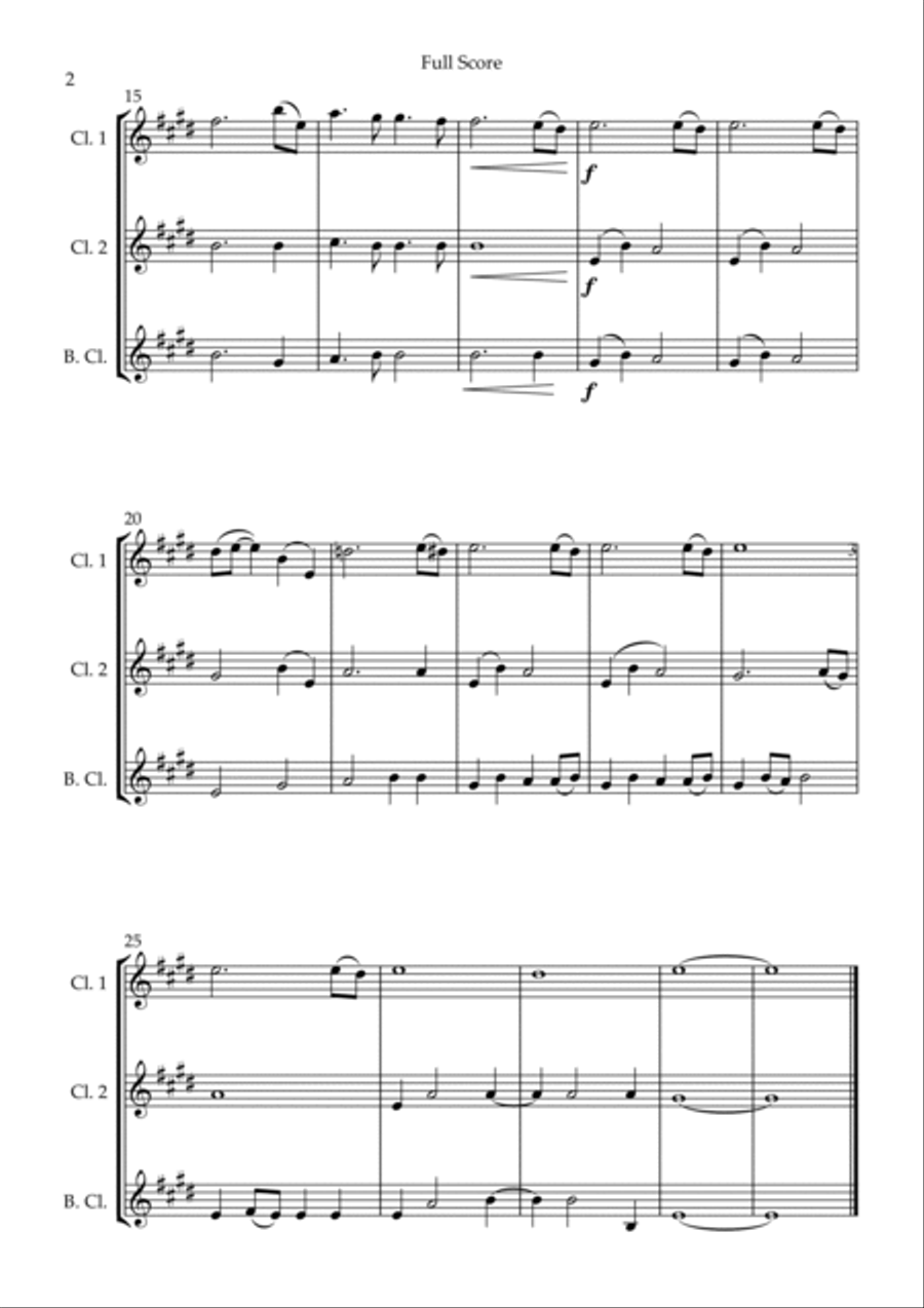 Jurassic Park Iii Woodwind Trio scores gallery preview page 2