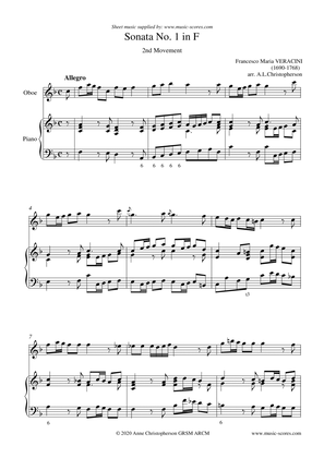 Veracini Allegro - Oboe and Piano