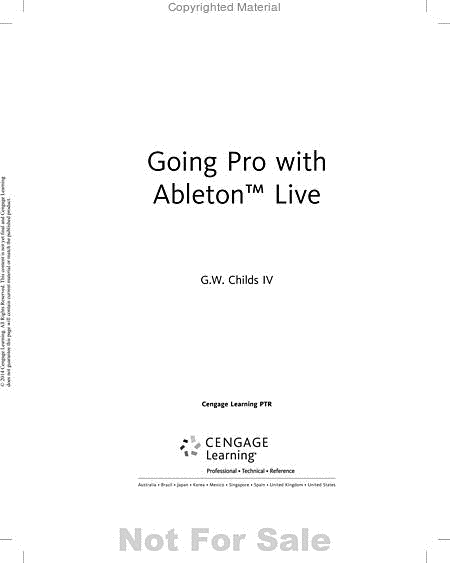Going Pro with Ableton Live