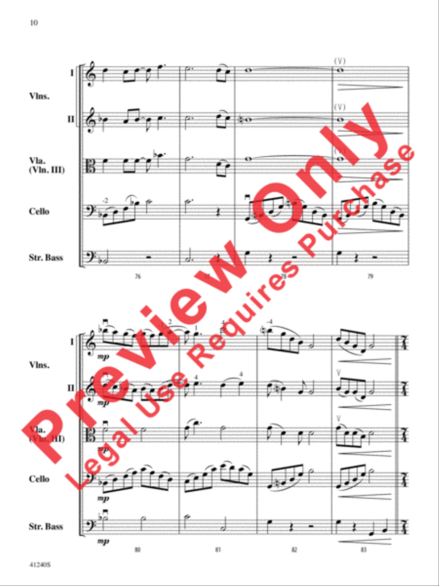 Minecraft String Orchestra scores gallery preview page 11