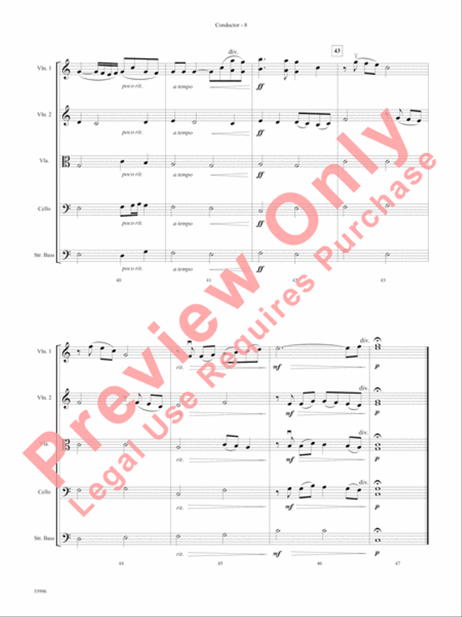 Classics for Contest Classics for Contest String Orchestra scores gallery preview page 9