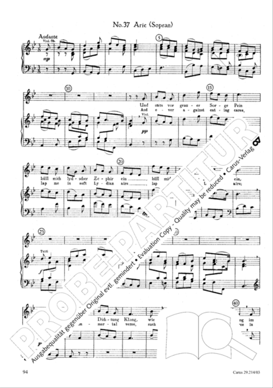 L'Allegro, il Pensieroso ed il Moderato TB scores gallery preview page 95