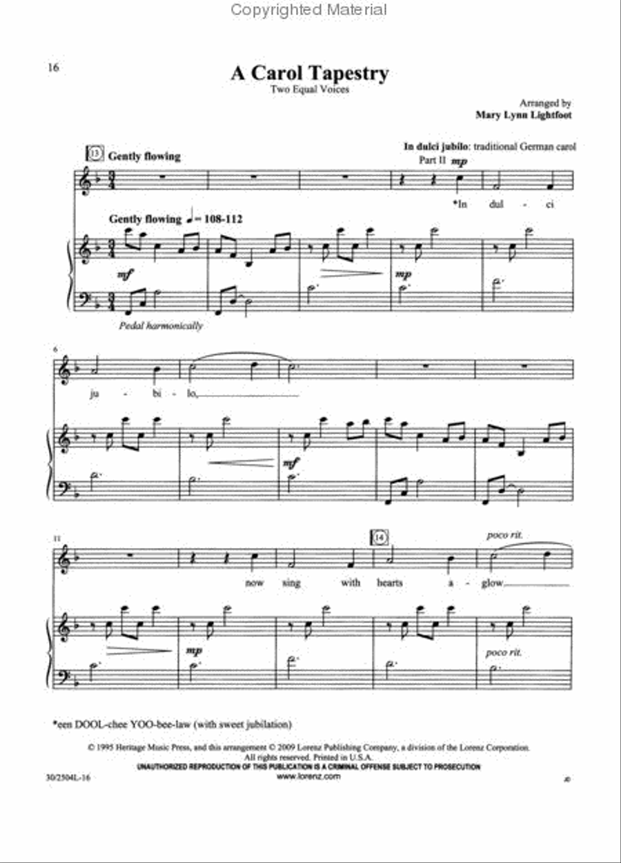 Sing We Two of Christmas Sing We Two of Christmas Piano Duet scores gallery preview page 2