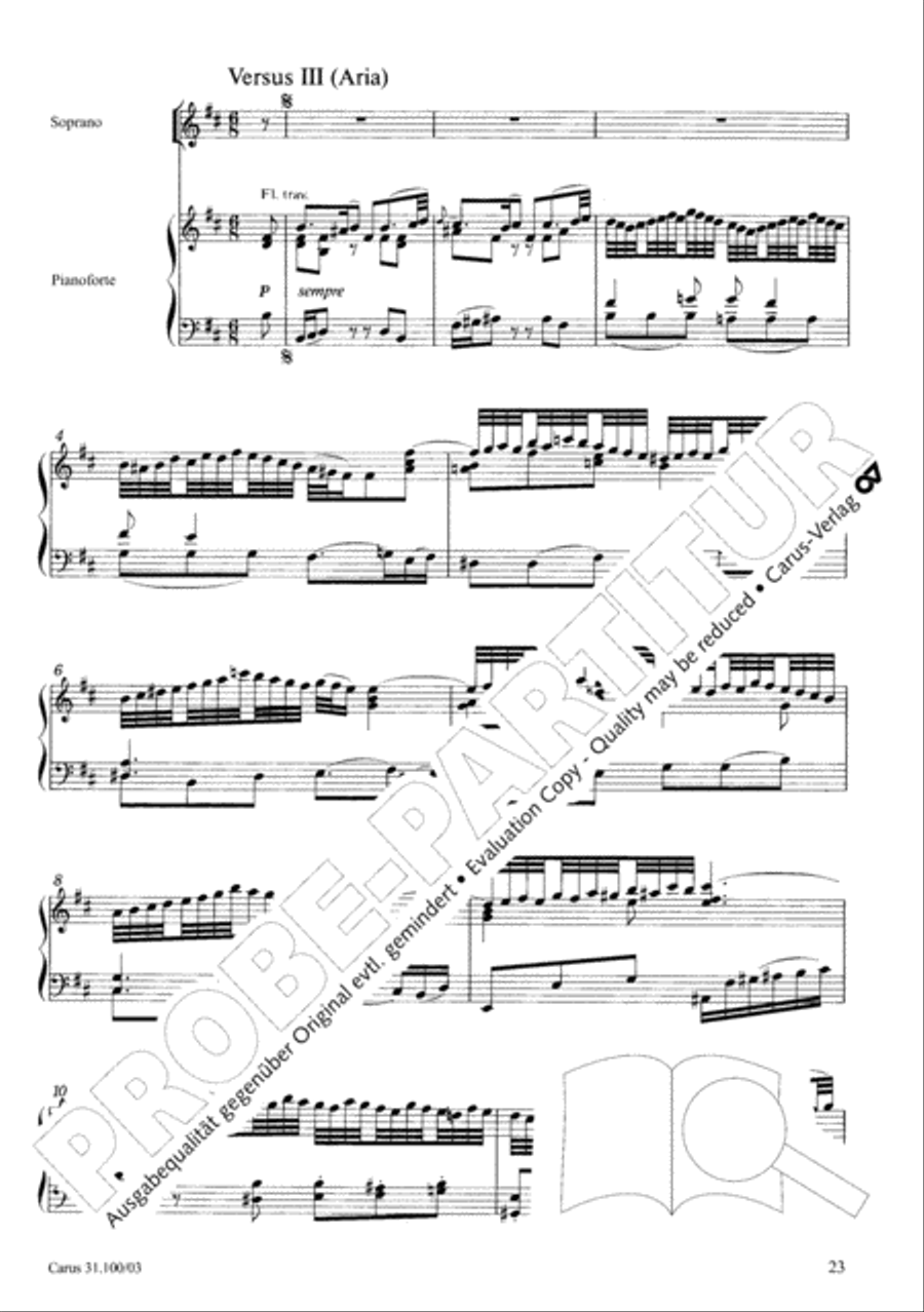 Whatever God ordains is right (Was Gott tut, das ist wohlgetan) 4-Part scores gallery preview page 24