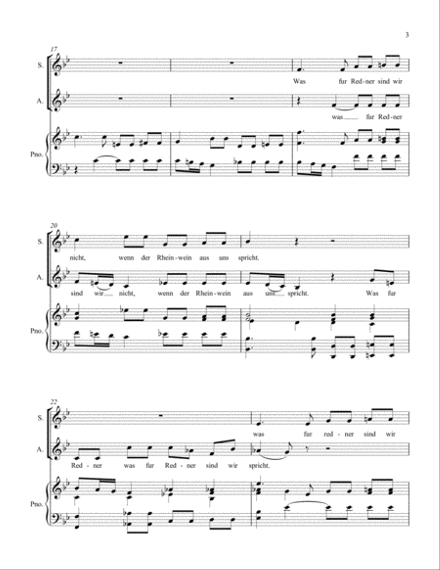 Die Beredsamkeit Die Beredsamkeit Piano scores gallery preview page 3