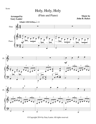 HOLY, HOLY, HOLY (Flute Piano and Flute Part)